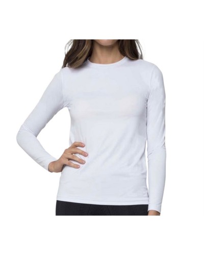 Maglia Donna Manica Lunga Cotone Girogola Modal Malika