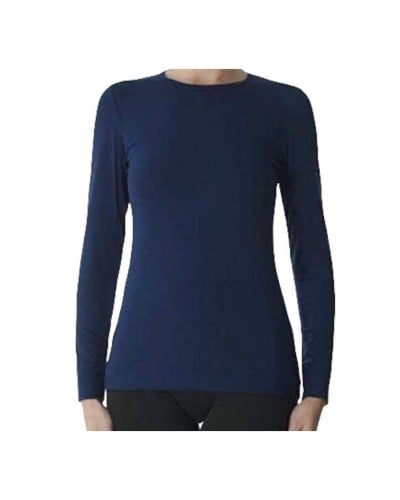 Maglia Donna Manica Lunga Cotone Girogola Modal Malika