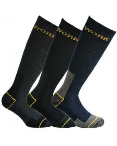 Calza Work Lunga Antinfortunistica Spugnata Sansò Confezione 3 Pezzi