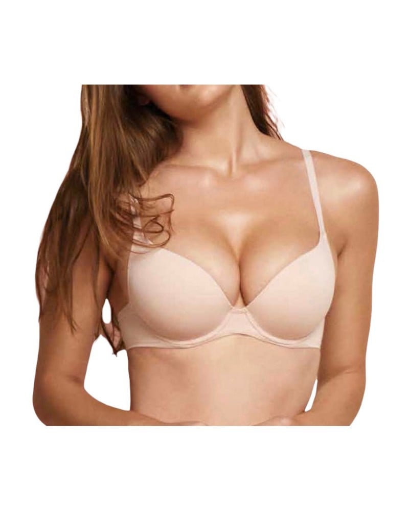 Reggiseno Push Up Con Ferretto Imbottito Coppa C Lormar Plunge Naturale