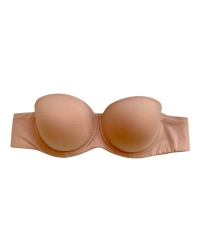 Reggiseno Fascia Imbottita Lormar Naturale Con Ferretto