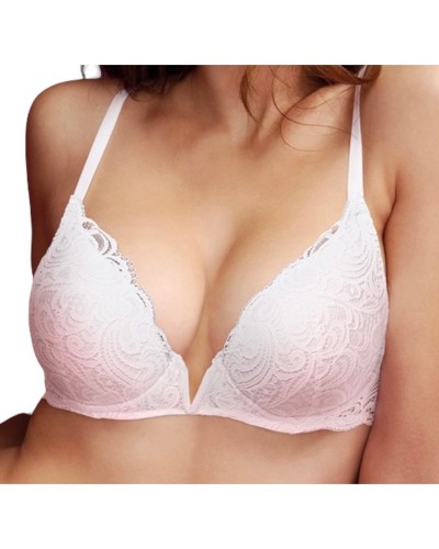 Reggiseno Scollatura Profonda Con Ferretto Lormar Pizzo V Bra