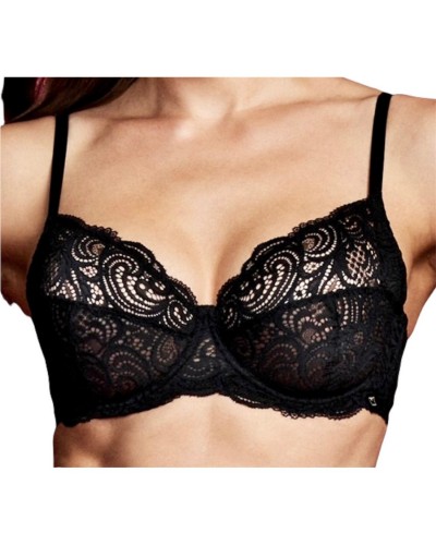 Reggiseno Sfoderato Con Ferretto Lormar Frizzante Pizzo