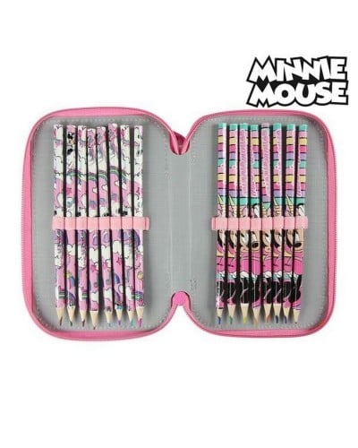 Astuccio Scuola Triplo Minnie Disney Giotto Confezione 42 Pezzi