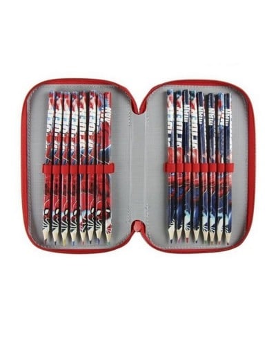 Astuccio Scuola Triplo Spiderman Marvel Giotto Confezione 42 Pezzi