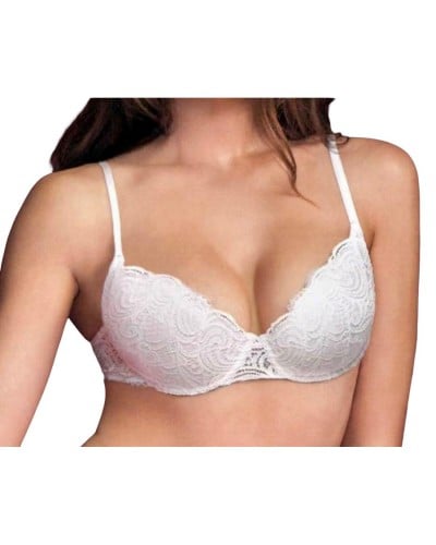 Reggiseno Balconcino Con Ferretto Imbottito Coppa C Lormar Nuvola Frizzante Pizzo