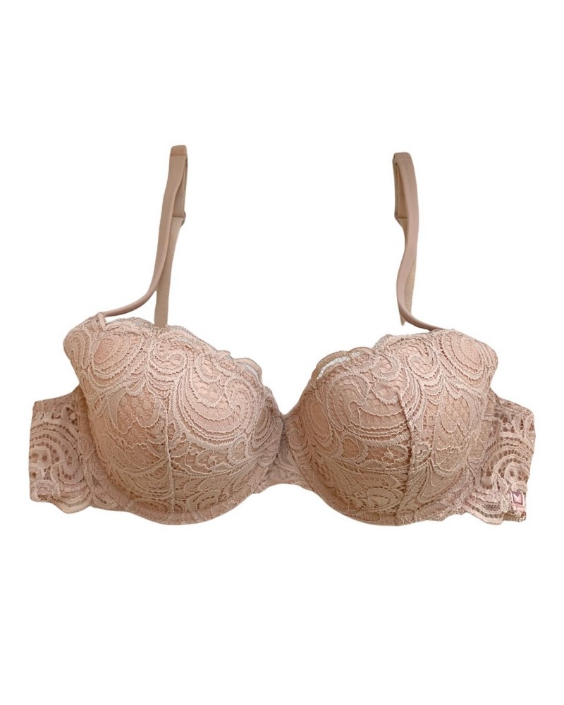 Reggiseno Balconcino Con Ferretto Imbottito Coppa C Lormar Nuvola Frizzante Pizzo