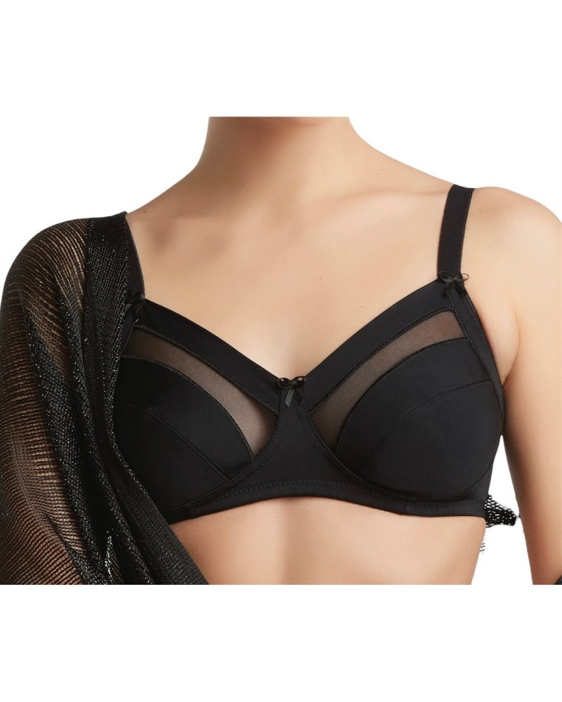 Reggiseno Donna Microfibra Con Ferretto E Tulle Spiman 355