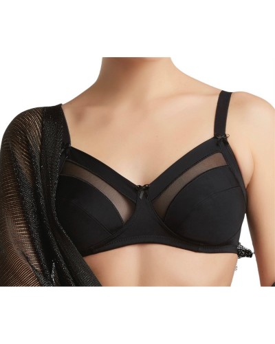 Reggiseno Donna Microfibra Con Ferretto E Tulle Spiman 355