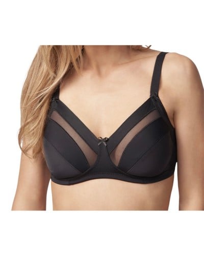 Reggiseno Donna Microfibra Senza Ferretto E Tulle Spiman 351
