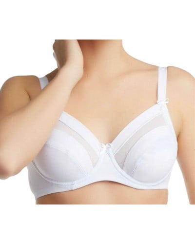 Reggiseno Donna Microfibra Senza Ferretto E Tulle Spiman 351