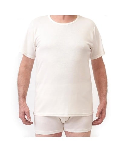 Maglia Mezza Manica Uomo Taglie Forti Girogola Filo Di Scozia Irge