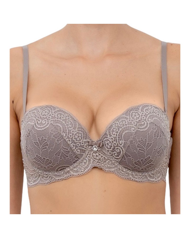 Reggiseno Raddoppia La Taglia Pizzo Lormar Extra Pizzo Fascia