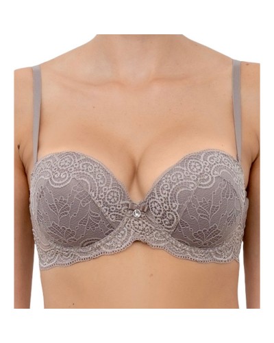 Reggiseno Raddoppia La Taglia Pizzo Lormar Extra Pizzo Fascia