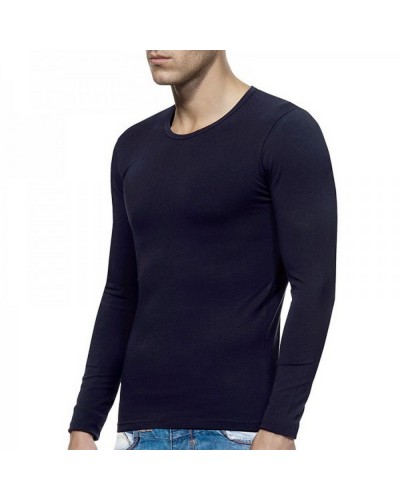 Maglia Manica Lunga Uomo Caldo Cotone Giro Irge Confezione 3 Pezzi