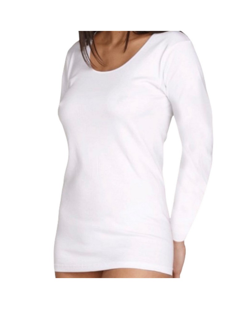 Maglia Manica Lunga Donna Caldo Cotone Irge Confezione 3 Pezzi