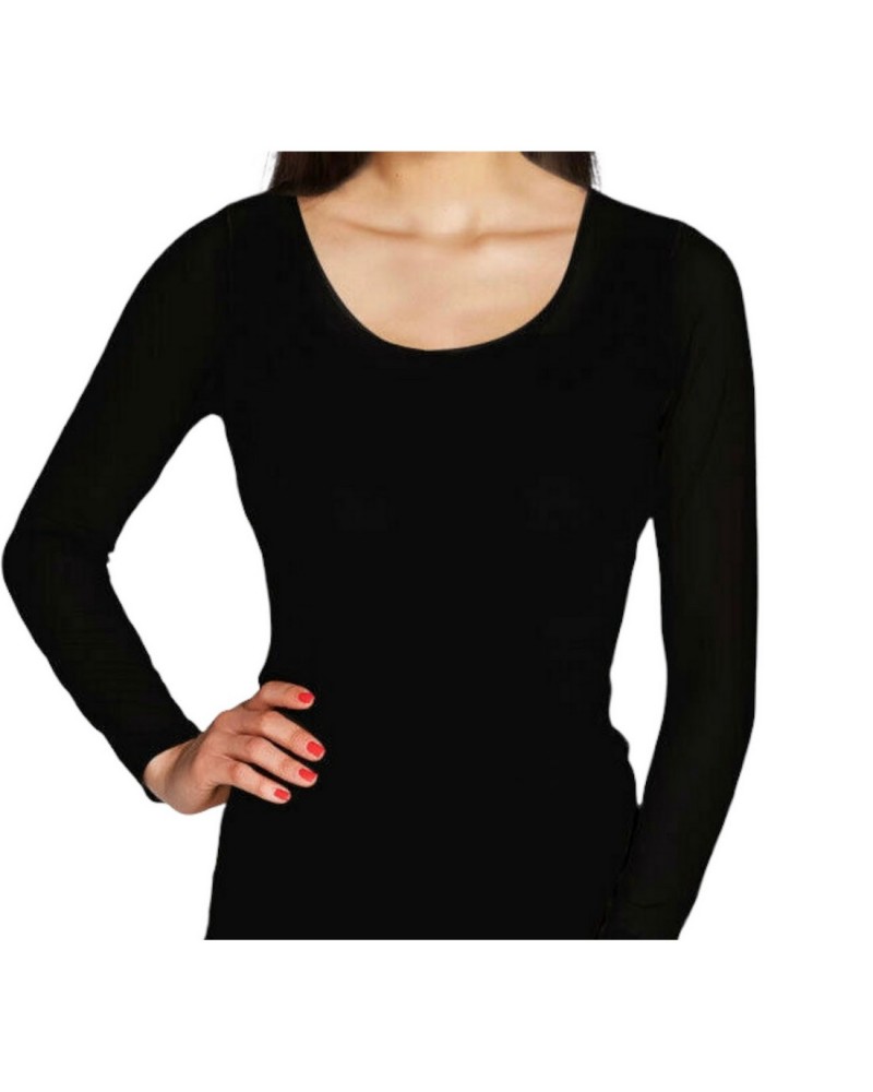 Maglia Manica Lunga Donna Caldo Cotone Irge Confezione 3 Pezzi