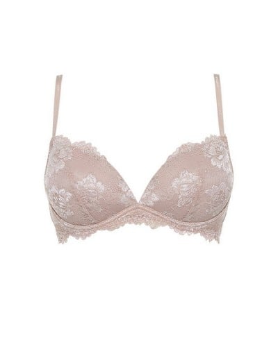 Reggiseno Donna Push Up Senza Ferretto Lormar Triangolo desiderio Pizzo