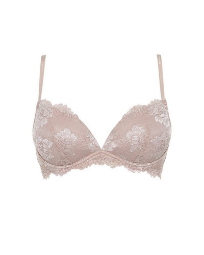 Reggiseno Donna Push Up Senza Ferretto Lormar Triangolo desiderio Pizzo