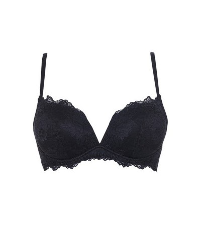 Reggiseno Donna Push Up Senza Ferretto Lormar Triangolo desiderio Pizzo