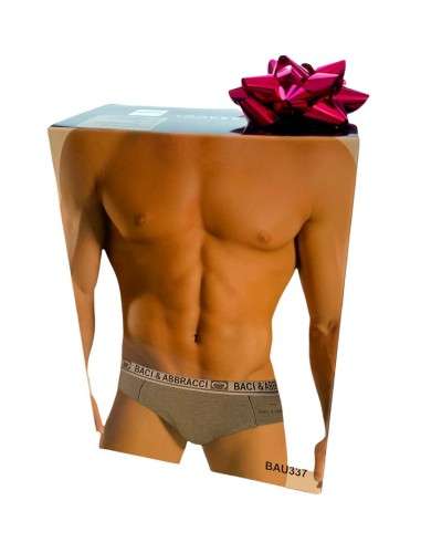 Slip Uomo Baci & Abbracci Confezione Regalo 2 Pezzi