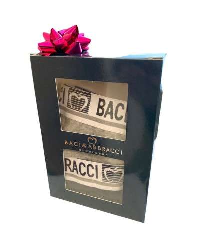 Boxer Uomo Baci & Abbracci Confezione Regalo 2 Pezzi