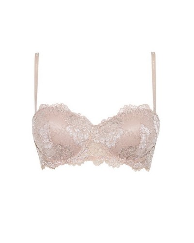 Reggiseno Lormar Fascia Più 1 Taglia Pizzo Con Ferretto Push Up