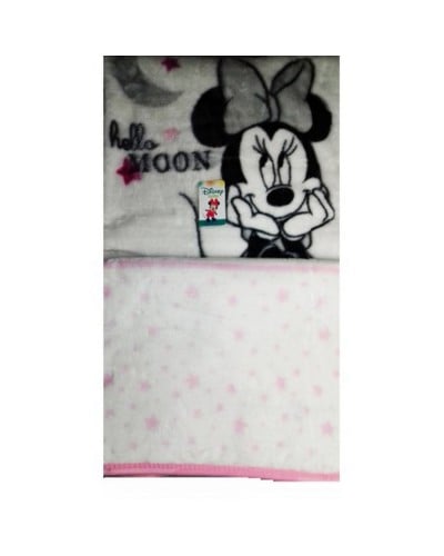 Copertina Lettino Culla Con Sbarre Neonata Disney Minnie Rosa Pile