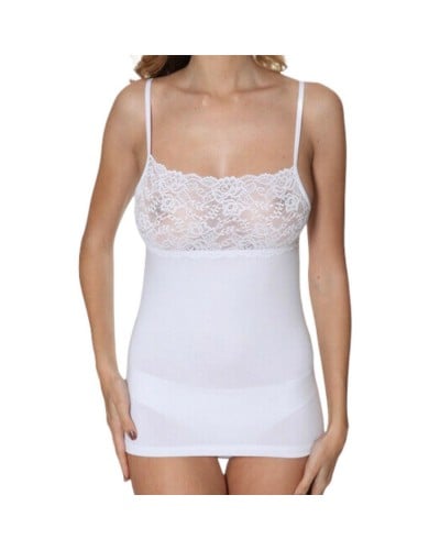 Canotta Donna Con Pizzo Spalla Stretta Risveglia I Sensi