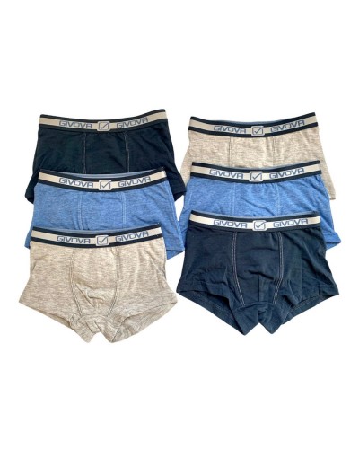Boxer Bimbo Givova Cotone Elasticizzato Confezione 6 Pezzi