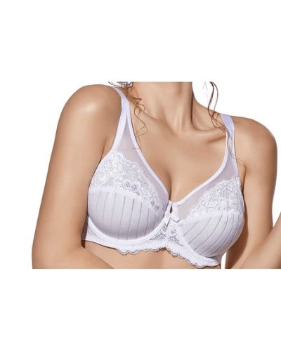 Reggiseno Contenitivo Con Ferretto E Pizzo Mariluz Coppa C selene