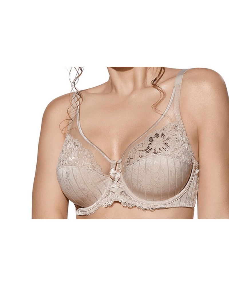 Reggiseno Contenitivo Con Ferretto E Pizzo Mariluz Coppa D Selene