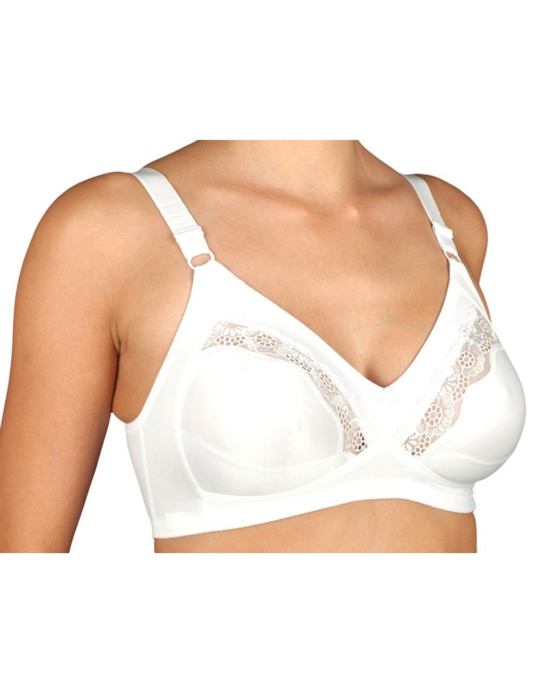 Reggiseno Sfoderato Senza Ferretto Coppa C Con Pizzo Cecilia Selene