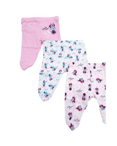 Ghettina Neonata Disney Minnie Cotone Caldo Confezione 6 Pezzi