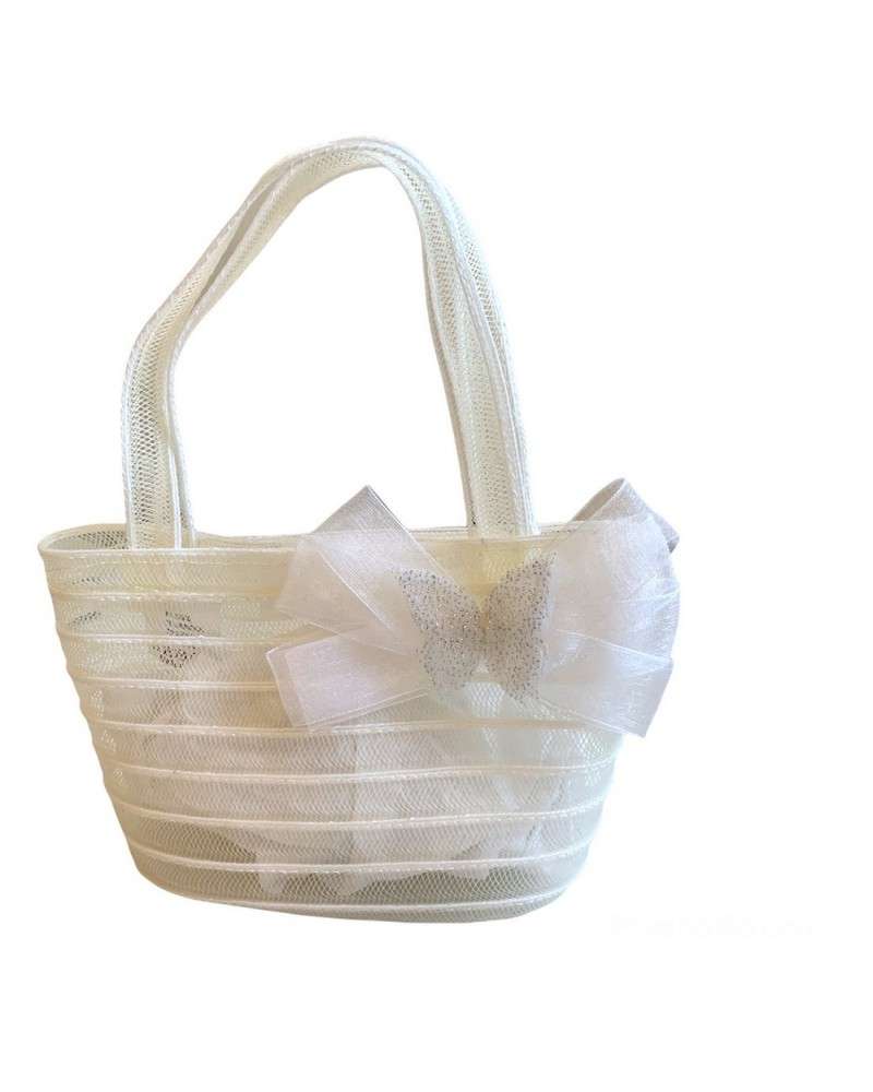 Borsetta Bimba Con Manico E Applicazione Fiocco Graziella BAG11886