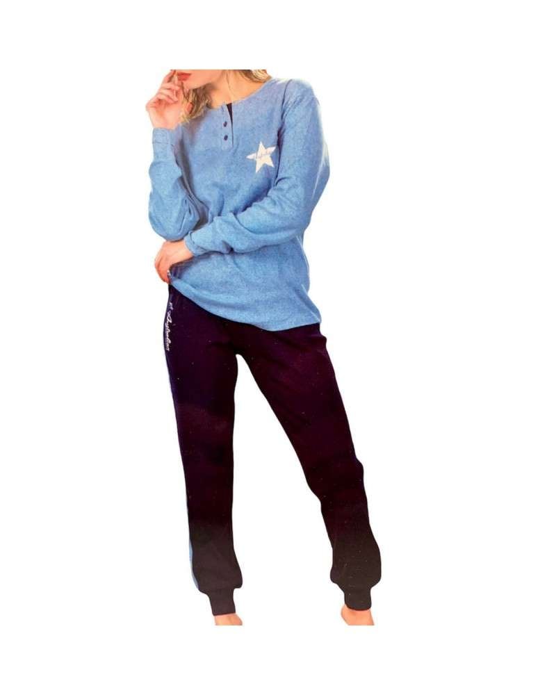 Pigiama Donna Caldo Cotone Australian