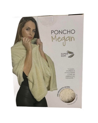 Poncho Donna In Coral Tinta Unita Zambetti