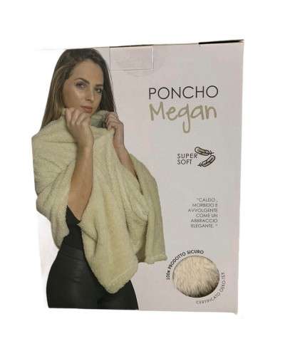 Poncho Donna In Coral Tinta Unita Zambetti