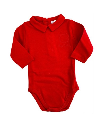Body Con Colletto Da Neonato In Cotone Felpato Pierre Cardin
