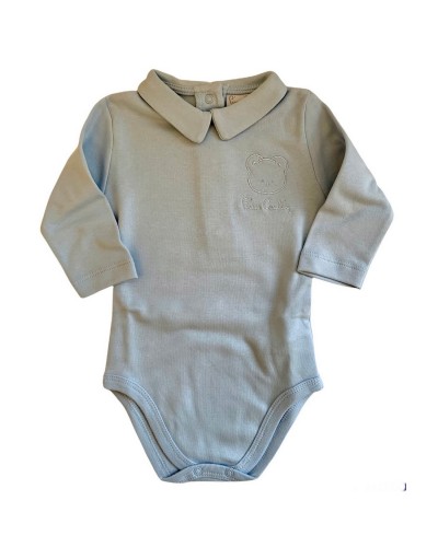 Body Con Colletto Da Neonato In Cotone Felpato Pierre Cardin