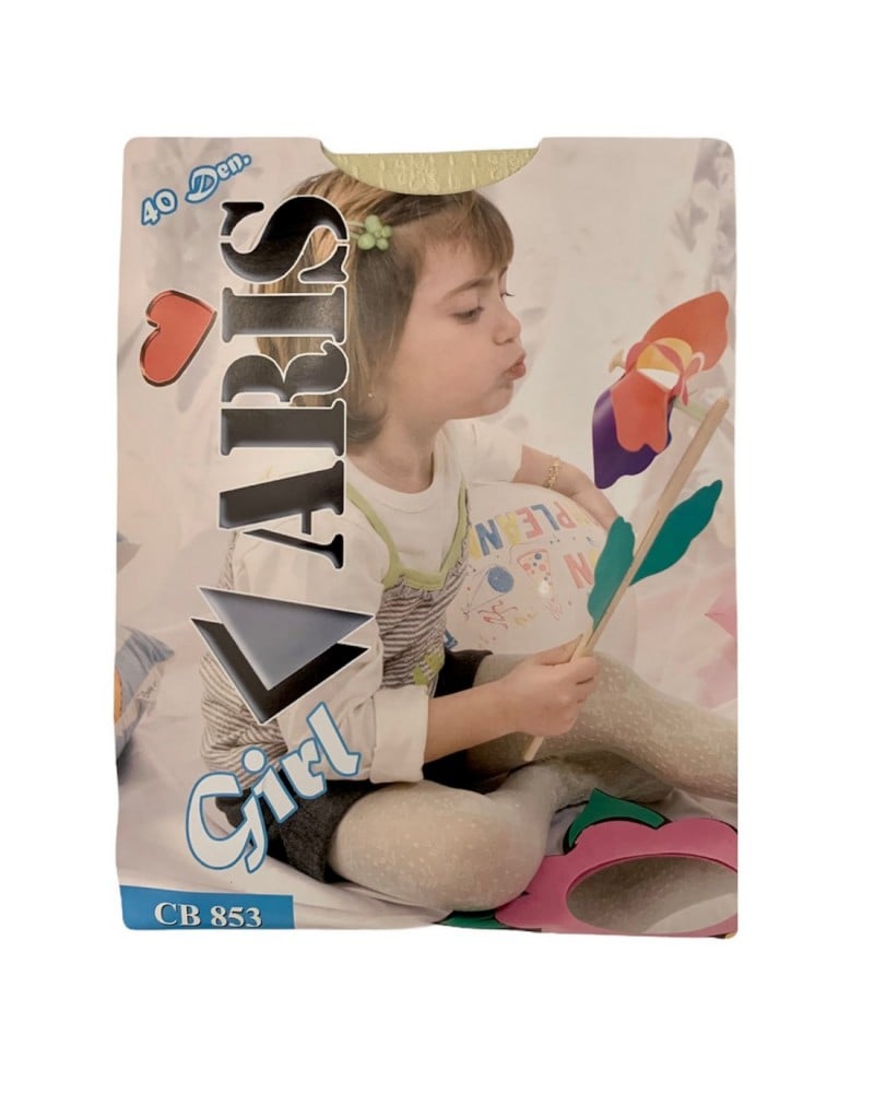 Collant Bambina Lavorato 40 Denari Aris