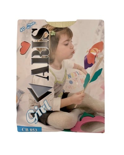 Collant Bambina Lavorato 40 Denari Aris