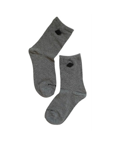 Calzino Donna Cotone Caldo Con Applicazione Pierre Cardin