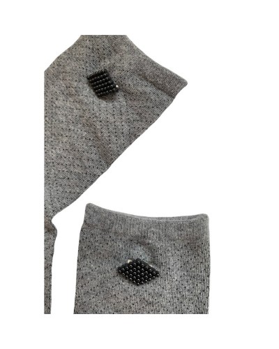 Calzino Donna Cotone Caldo Con Applicazione Pierre Cardin