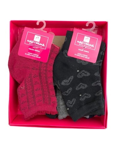 Calza Corta Bimba Cotone Caldo Marta Marzotto Confezione 6 Paia