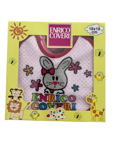 Bavette Neonata Piccole Plastificate Enrico Coveri Confezione 6 Pezzi
