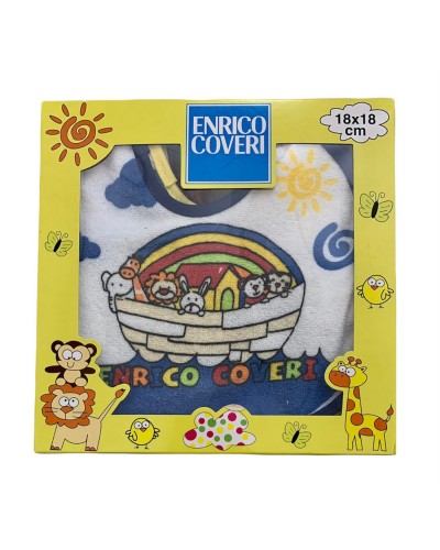 Bavette Neonato Piccole Plastificate Enrico Coveri Confezione 6 Pezzi