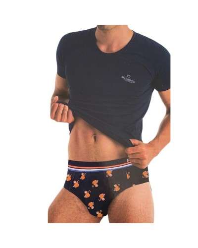 Coordinato Uomo B&A T-shirt e Slip Cotone Bielastico