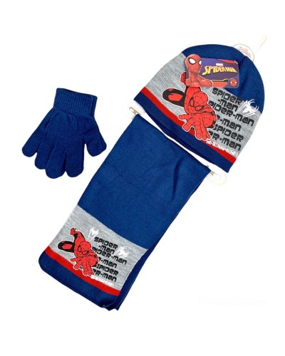 Cappello Più Sciarpa Più Guanti Spiderman Bambino Marvel