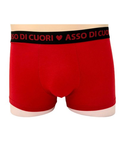 Boxer Uomo Rosso Elastico Esterno Cotonella